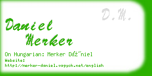 daniel merker business card